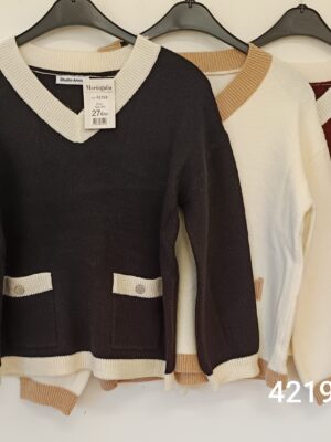 PULL femme / Série de 6 panache de couleurs